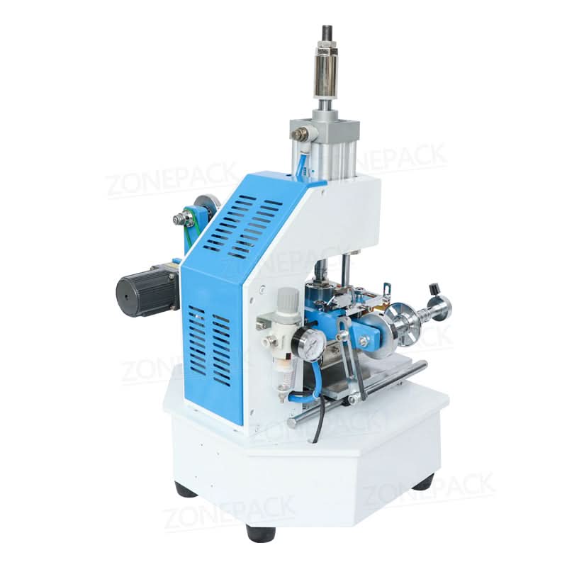 ZONEPACK ZY‑819E Pneumatic Automatic Logo & Foil Stamping Machine - Image 5