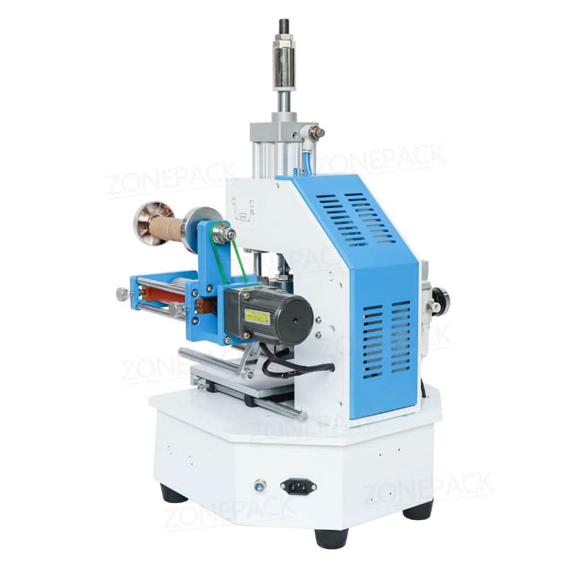 ZONEPACK ZY‑819E Pneumatic Automatic Logo & Foil Stamping Machine - Image 6