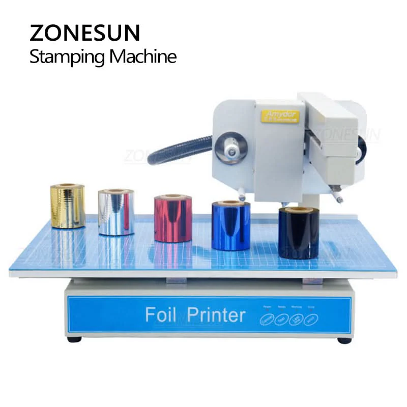 ZONESUN ZS-3025 Digital Foil Stamping Machine for PVC Leather Fabric - Image 4