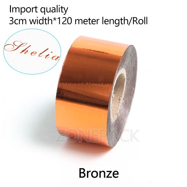 ZONESUN Hot foil Stamping Paper Heat Transfer Foil Roll - Image 14