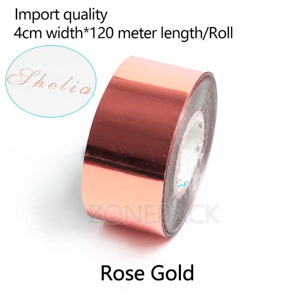 ZONESUN Hot foil Stamping Paper Heat Transfer Foil Roll - Image 34
