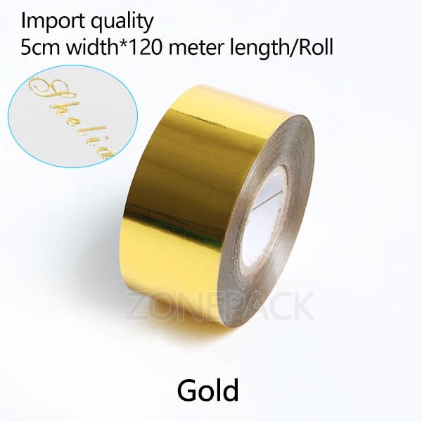 ZONESUN Hot foil Stamping Paper Heat Transfer Foil Roll - Image 36