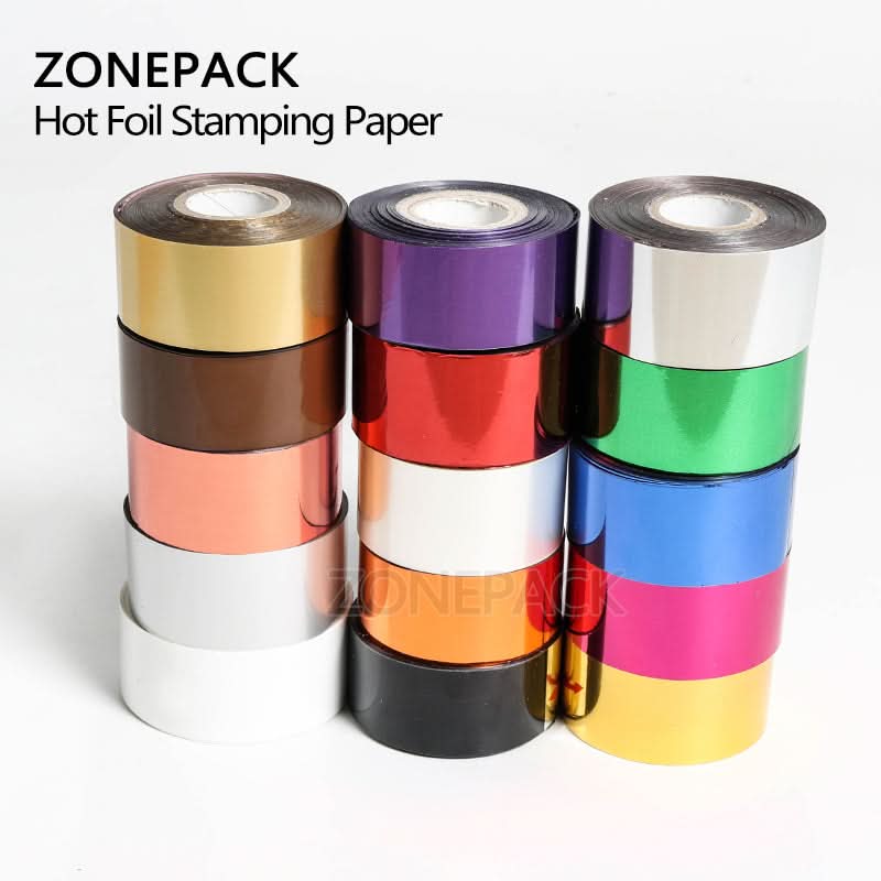 ZONESUN Hot foil Stamping Paper Heat Transfer Foil Roll - Image 4