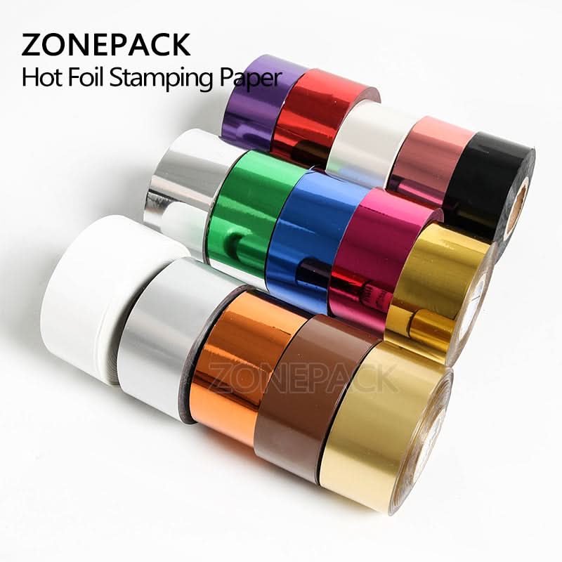 ZONESUN Hot foil Stamping Paper Heat Transfer Foil Roll - Image 5