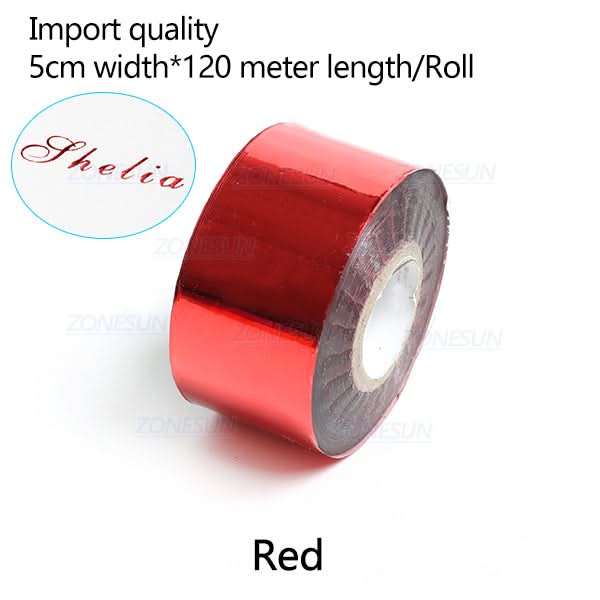 ZONESUN Hot foil Stamping Paper Heat Transfer Foil Roll - Image 58