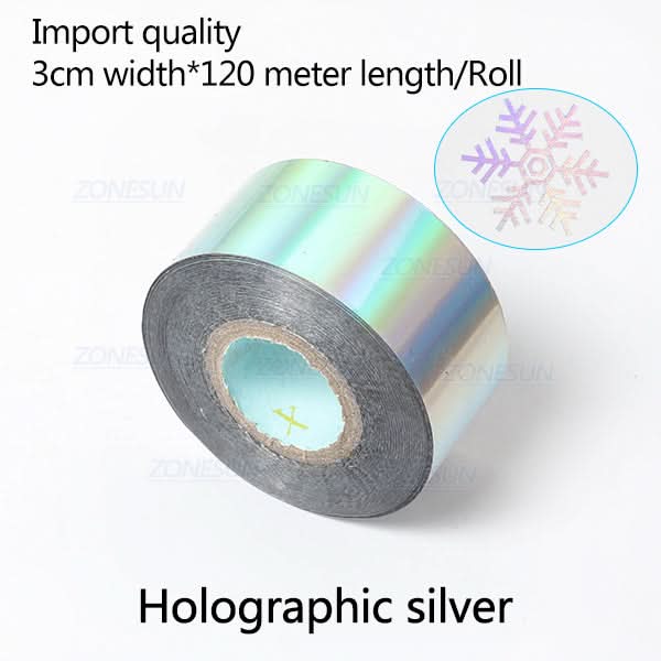 ZONESUN Hot foil Stamping Paper Heat Transfer Foil Roll - Image 65