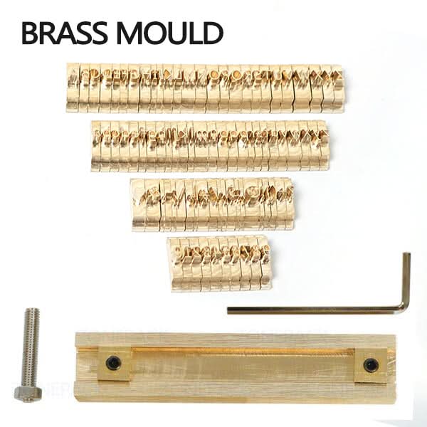 ZONESUN Copper Brass Stamping Molds for Letters, Numbers & Symbols - Image 28