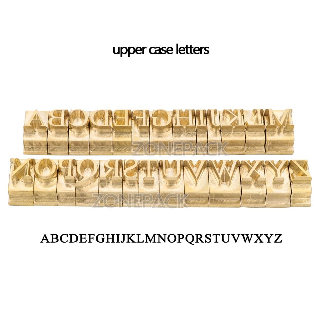 ZONESUN Copper Brass Stamping Molds for Letters, Numbers & Symbols - Image 3