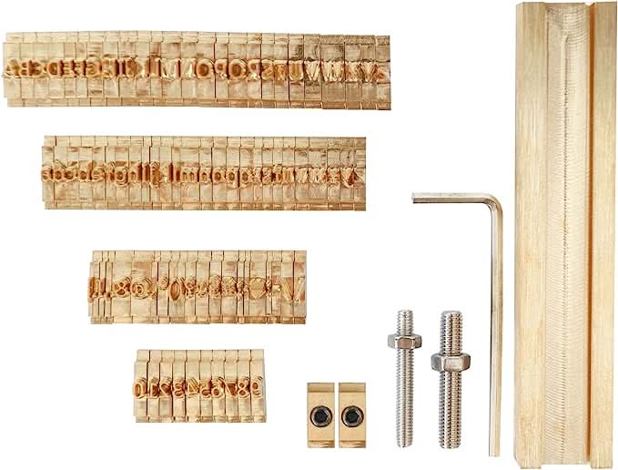ZONESUN Copper Brass Stamping Molds for Letters, Numbers & Symbols - Image 31