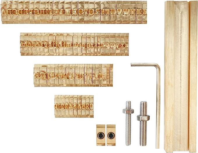 ZONESUN Copper Brass Stamping Molds for Letters, Numbers & Symbols - Image 33