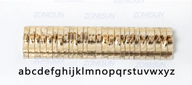 ZONESUN Copper Brass Stamping Molds for Letters, Numbers & Symbols - Image 39