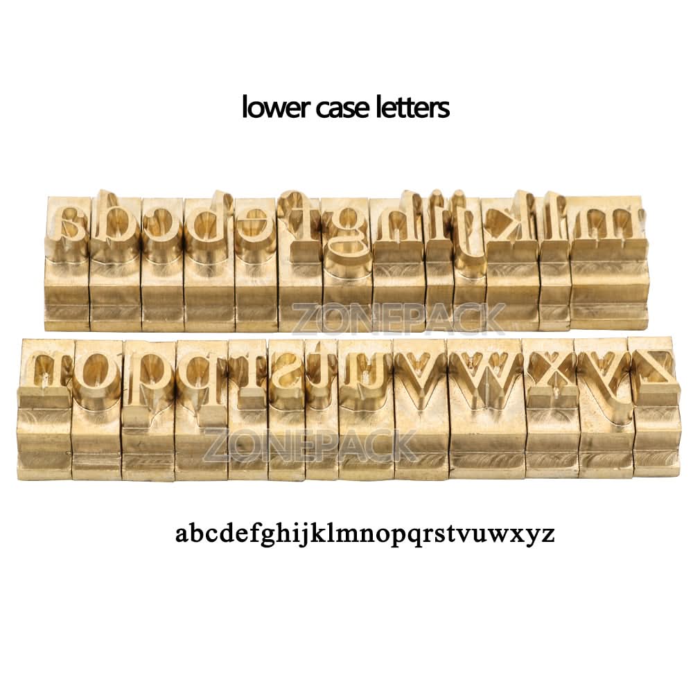 ZONESUN Copper Brass Stamping Molds for Letters, Numbers & Symbols - Image 5