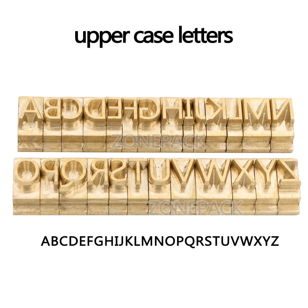 ZONESUN Copper Brass Stamping Molds for Letters, Numbers & Symbols - Image 8