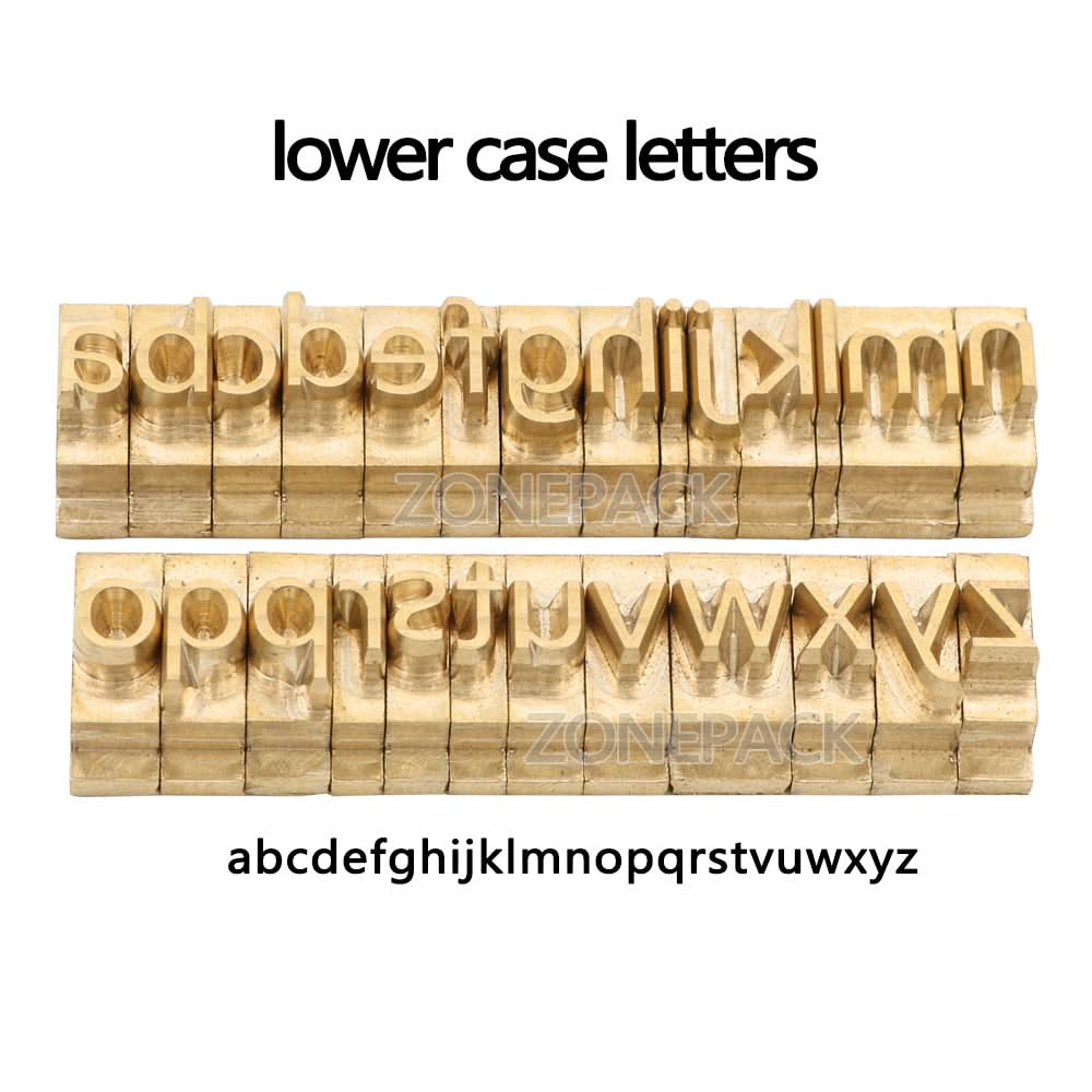 ZONESUN Copper Brass Stamping Molds for Letters, Numbers & Symbols - Image 9