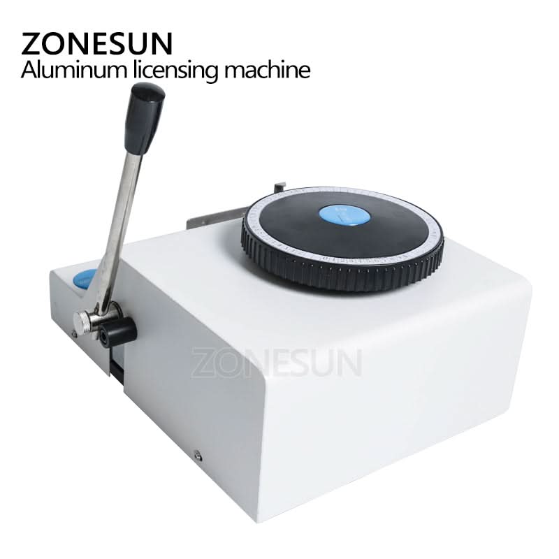 ZONESUN 52 Characters Metal Dog Tag Embossing Machine for Military & ID - Image 4