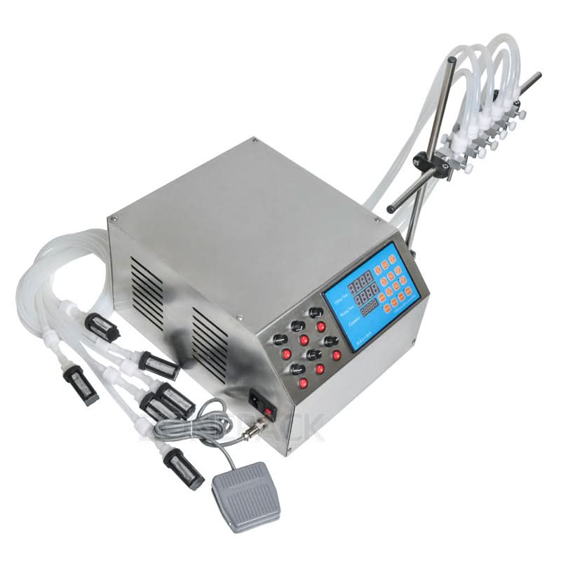ZONEPACK 6-Head Digital Liquid Filling Machine 3–4000ml Electric - Image 5