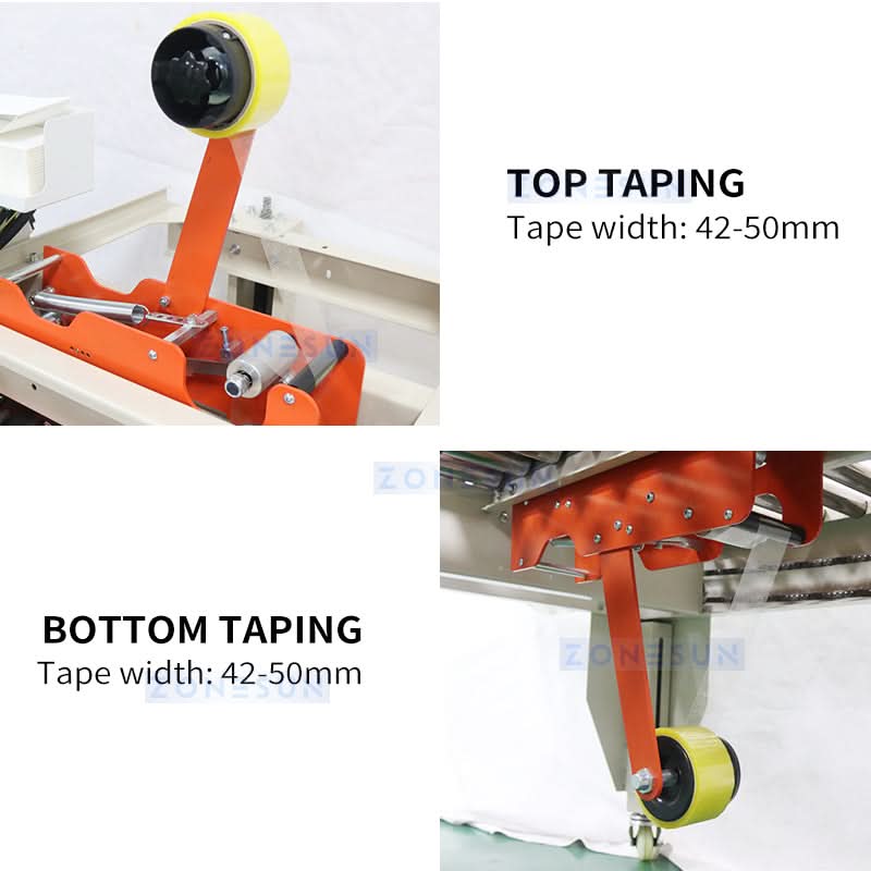 ZONESUN ZS-FKC4650 Automatic Carton Sealer & Labeling Machine - Image 3