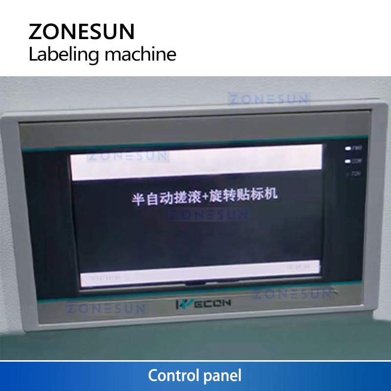 ZONESUN ZS-TB105F Flat Surface Labeling Machine with Mold Support - Image 3