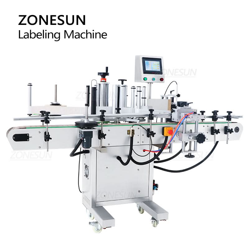 ZONESUN ZS-TB260S Compact Round Bottle Labeling Machine - Image 5