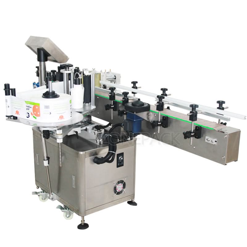 ZONEPACK Automatic Round Bottle Labeling Machine for Food & Beverage Factory - Image 3