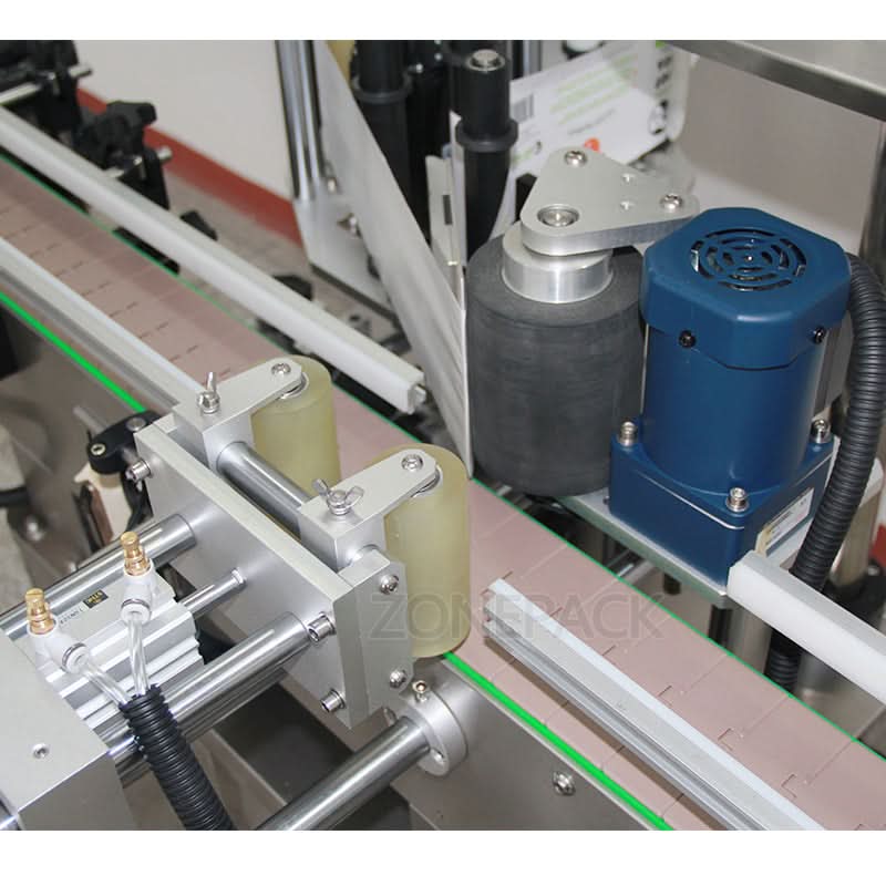 ZONEPACK Automatic Round Bottle Labeling Machine for Food & Beverage Factory - Image 6