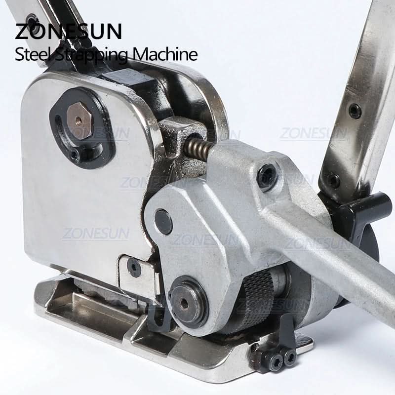 ZONESUN 16-19mm Manual Buckle Free Steel Belt Strapping Machine DB-GD35 / MH35 - Image 5