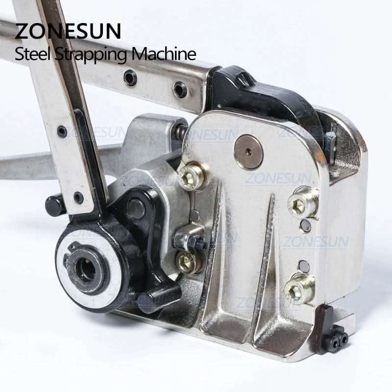 ZONESUN 16-19mm Manual Buckle Free Steel Belt Strapping Machine DB-GD35 / MH35 - Image 6