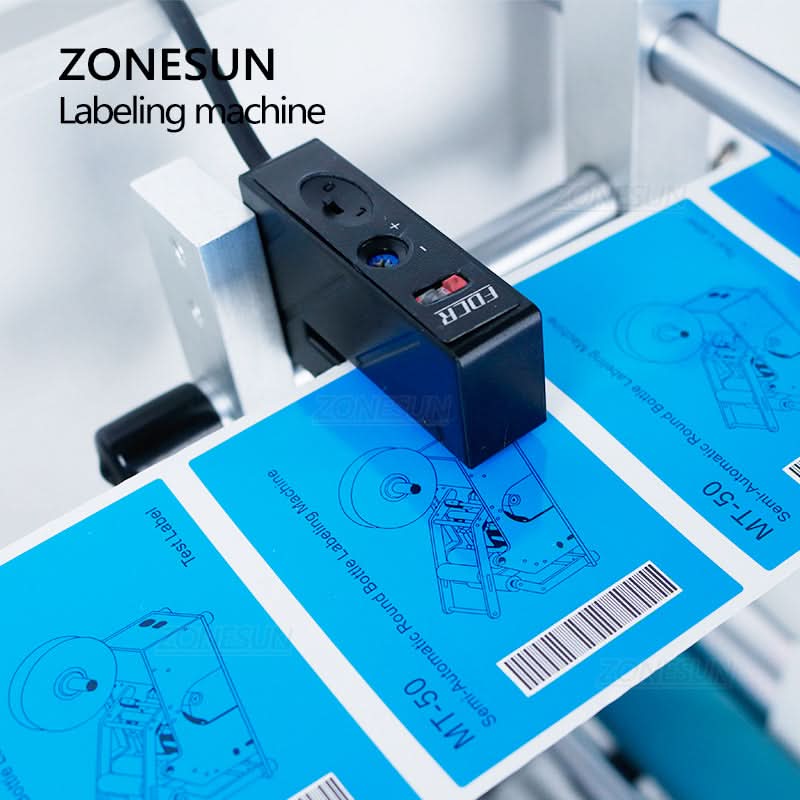ZONESUN ZS-TB180 Semi-automatic Flat Surface Labeling Machine - Image 5