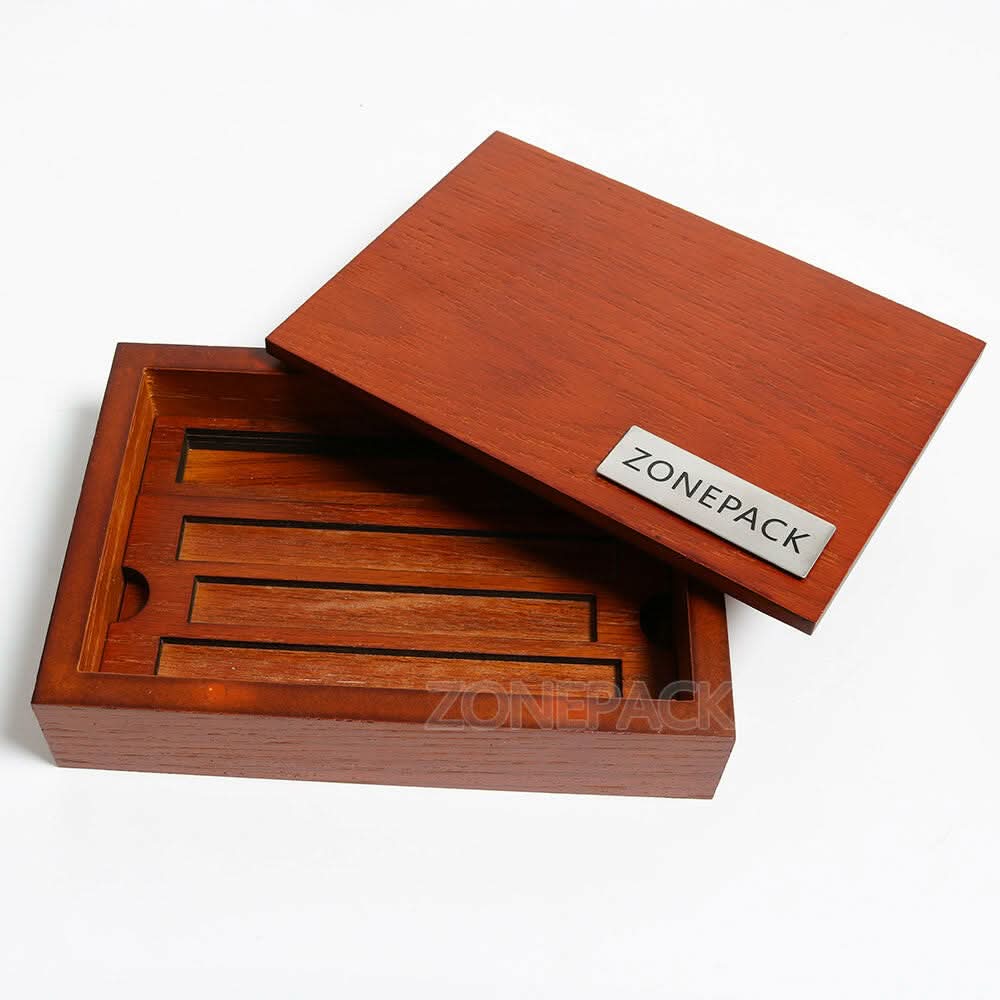 ZONESUN Brass Letter 6mm Hot Foil Stamping Letters Mold Set with Wood Box Time New Roman - Image 5