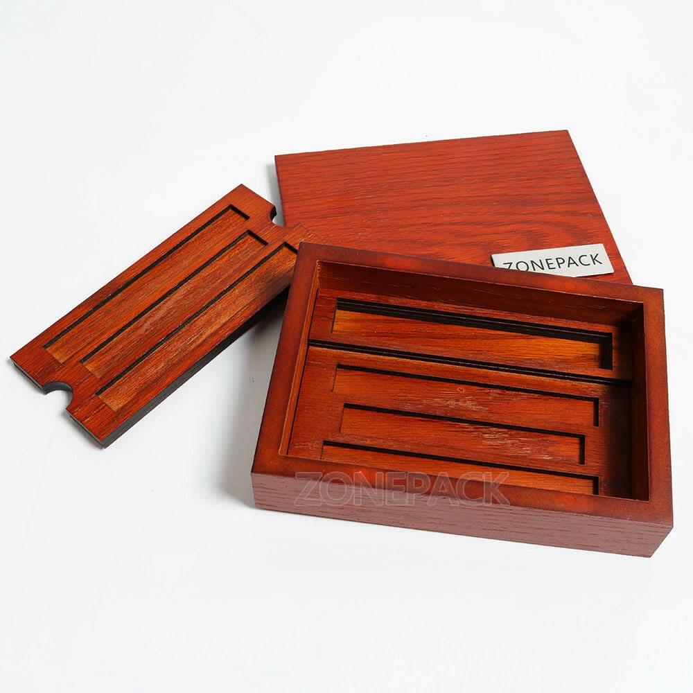 ZONESUN Brass Letter 6mm Hot Foil Stamping Letters Mold Set with Wood Box Time New Roman - Image 6