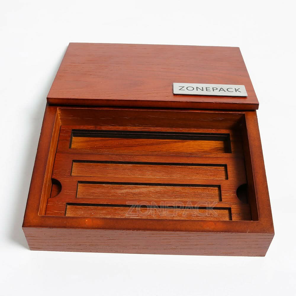 ZONESUN Brass Letter 6mm Hot Foil Stamping Letters Mold Set with Wood Box Time New Roman - Image 8