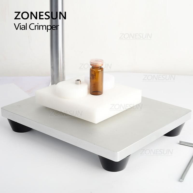 ZONESUN ZS-TVC2 Manual Penicillin Bottle Crimping Machine for Vials - Image 4