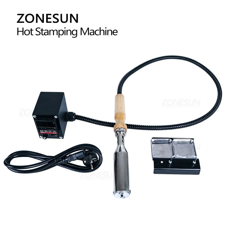 ZONESUN Handheld Hot Stamping Machine for Leather, Cake, Wood - Image 6