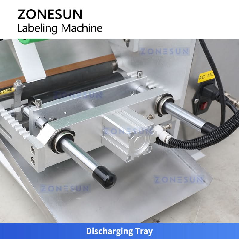 ZONESUN ZS-TB100S2 Semi-Automatic Round Bottle Labeling Machine Desktop - Image 6