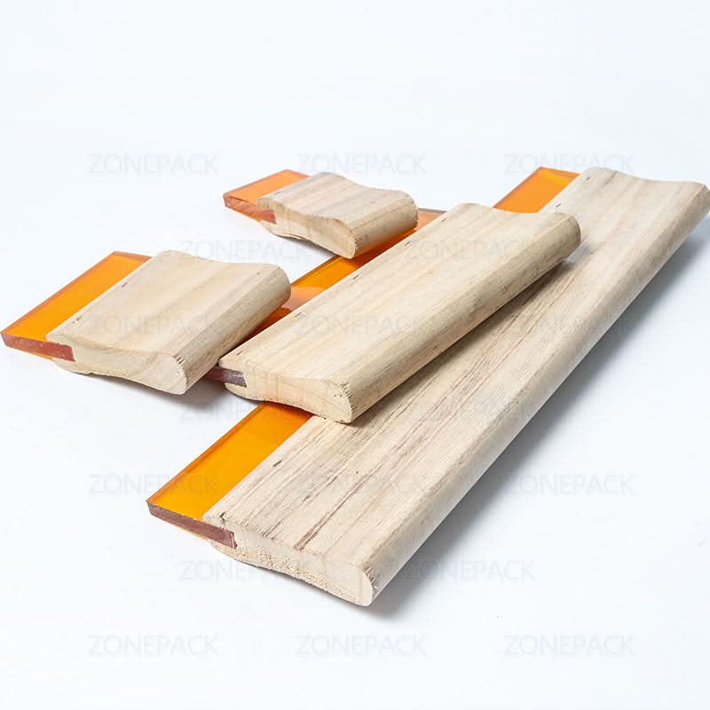 ZONEPACK Wood & Rubber Screen Printing Squeegee for Graphic & Textile Printing - Image 6