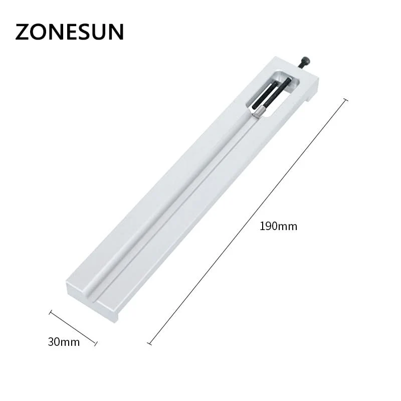 ZONESUN ZS-100B Manual Hot Foil Stamping Machine for Pencils Leather Paper Wood Embossing - Image 11