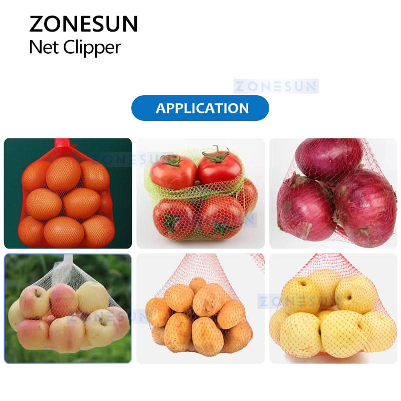 Zonesun ZS-50DS Manual Net Clipping Machine Food Baler - Image 6