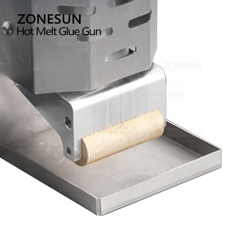ZONESUN ZS-90TJ Hot Melt Glue Labeling Machine for Bags & Cartons - Image 4