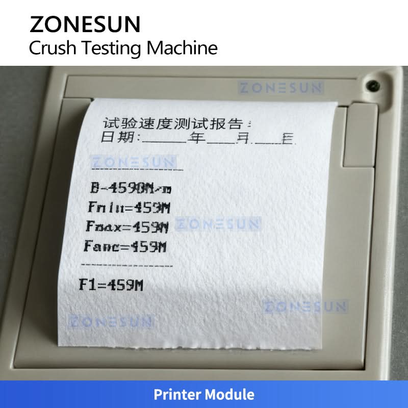 Zonesun ZS-DTBT2 Box Compression Tester for Packaging Strength Testing - Image 4