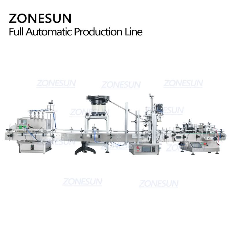 ZONESUN ZS-FAL180C10 Automatic Liquid Filling, Capping & Labeling Line - Image 5