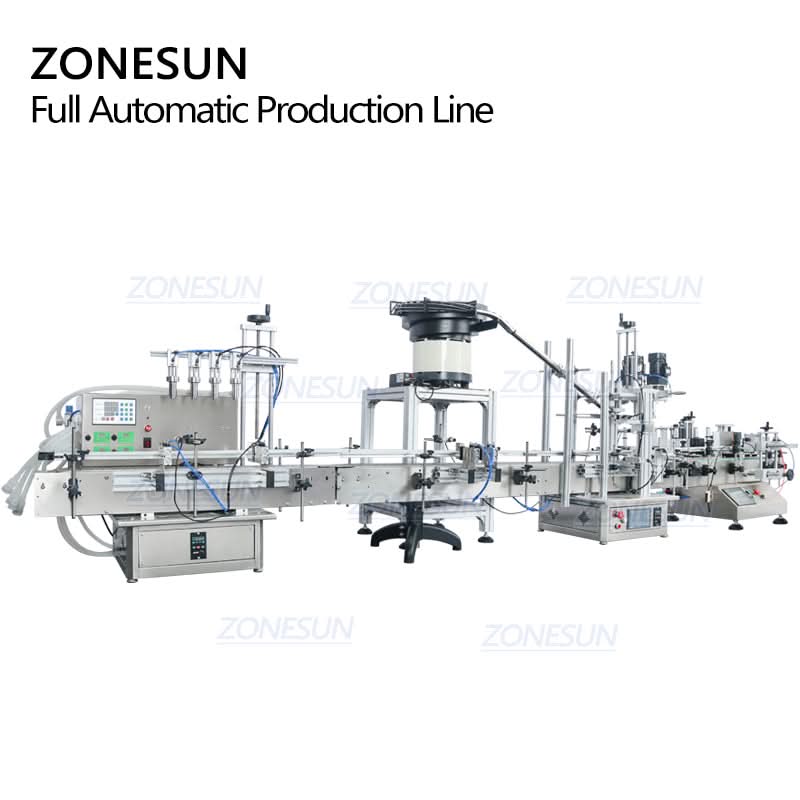 ZONESUN ZS-FAL180C10 Automatic Liquid Filling, Capping & Labeling Line - Image 6