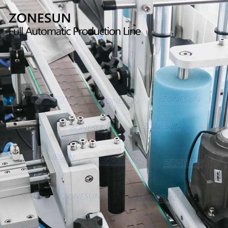 ZONESUN ZS-FAL180C6 Liquid Filling Capping Labeling Production Line - Image 4