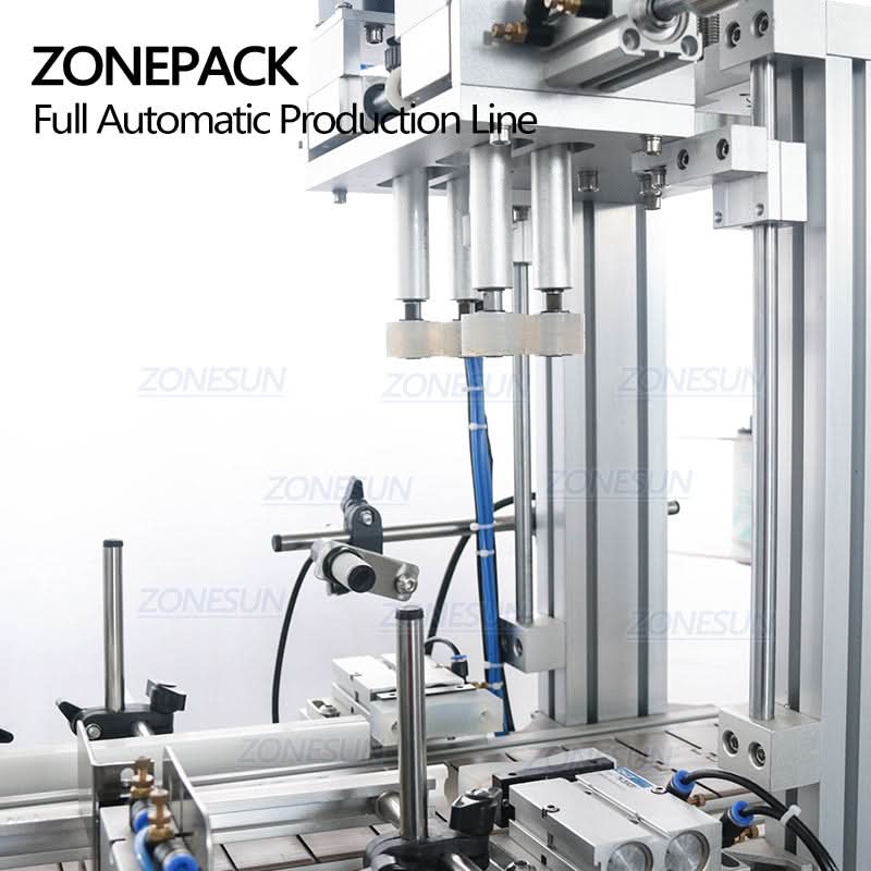 ZONESUN ZS-FAL180C6 Liquid Filling Capping Labeling Production Line - Image 6
