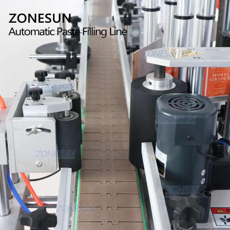 ZONESUN ZS-FAL180R9 Paste Filling Capping Labeling Production Line - Image 5