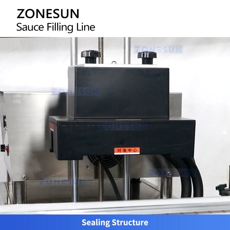 Zonesun ZS-FAL180G5 Automatic Ketchup Bottle Packaging Line Tomato Sauce Production Line - Image 5