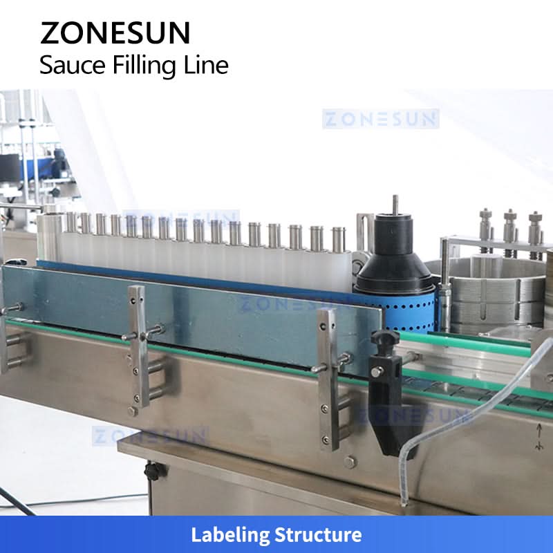 Zonesun ZS-FAL180G5 Automatic Ketchup Bottle Packaging Line Tomato Sauce Production Line - Image 6