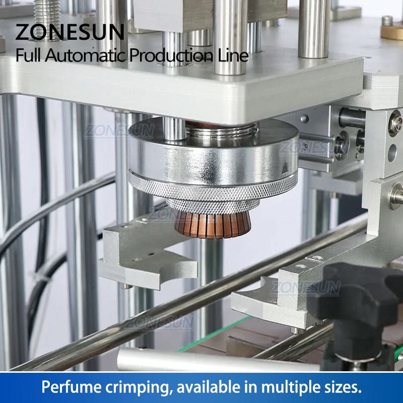 ZONESUN ZS-FAL180X1 Perfume Bottle Filling Capping Labeling Production Line - Image 5
