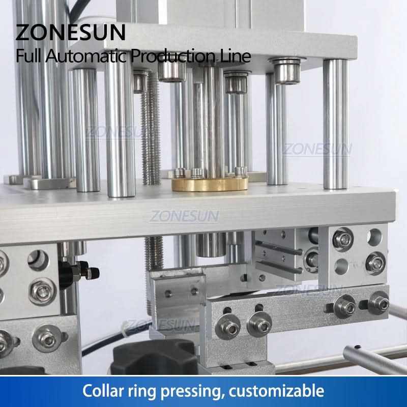 ZONESUN ZS-FAL180X1 Perfume Bottle Filling Capping Labeling Production Line - Image 6