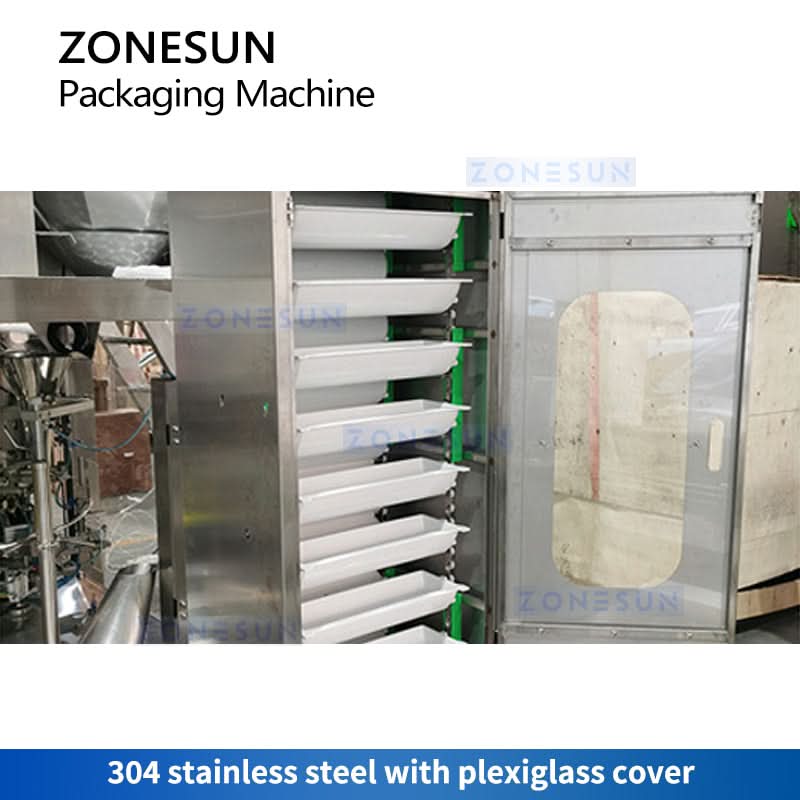 ZONESUN ZS-GW160 10-Head Weigher Premade Pouch Packing Machine - Image 4