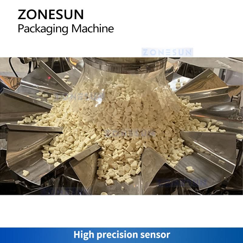 ZONESUN ZS-GW160 10-Head Weigher Premade Pouch Packing Machine - Image 5